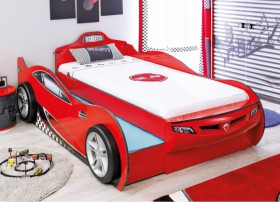 CARBED Кровать-машина Coupe с выдвижной кроватью Red 20.03.1306.00 в Белгороде - belgorod.katalogmebeli.com | фото