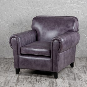 Кресло кожаное Элегант (Фиолетовый) в Белгороде - belgorod.katalogmebeli.com | фото