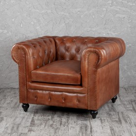 Кресло кожаное Лофт Честер (кожа) в Белгороде - belgorod.katalogmebeli.com | фото