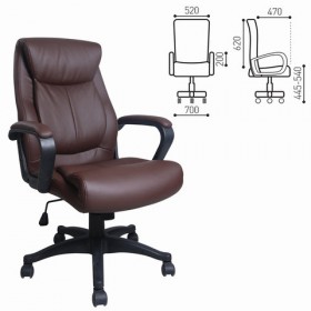 Кресло офисное BRABIX Enter EX-511 (коричневый) в Белгороде - belgorod.katalogmebeli.com | фото