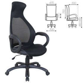 Кресло офисное BRABIX Genesis EX-517 (черное) в Белгороде - belgorod.katalogmebeli.com | фото
