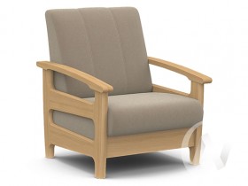 Кресло для отдыха Омега (бук лак/CATANIA LATTE) в Белгороде - belgorod.katalogmebeli.com | фото 1