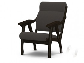 Кресло Вега-10 (венге лак/ULTRA GRAFIT) в Белгороде - belgorod.katalogmebeli.com | фото 1