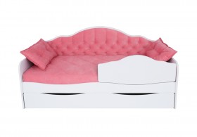 Кровать 180 серии Иллюзия Лайт 1 ящик 89 Розовый (подушки) в Белгороде - belgorod.katalogmebeli.com | фото