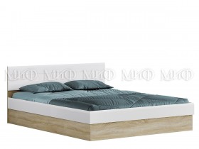 Кровать с подъемным механизмом 1,4 спальня Фортуна (Дуб сонома/белый глянец) в Белгороде - belgorod.katalogmebeli.com | фото