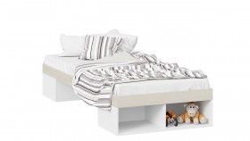 Кровать «Сканди»  Дуб Гарден/Белый в Белгороде - belgorod.katalogmebeli.com | фото