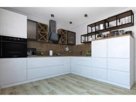 Модульная кухня Бронкс 1,8 м (Кварц) в Белгороде - belgorod.katalogmebeli.com | фото 5