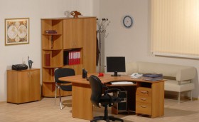 Мебель для персонала Рубин 42 Светлый миланский орех в Белгороде - belgorod.katalogmebeli.com | фото 2