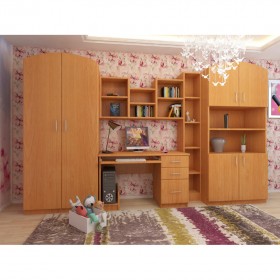 Детская Мишутка Комплект мебели (Вишня оксфорд) в Белгороде - belgorod.katalogmebeli.com | фото