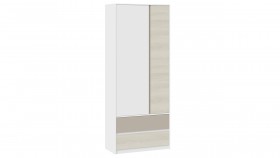 Шкаф для одежды комбинированный «Сканди» Дуб Гарден/Белый/Глиняный серый в Белгороде - belgorod.katalogmebeli.com | фото