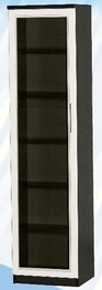 Шкаф средний со стеклодверью ДЛЯ ГОСТИНОЙ ШСС-450 Венге/Дуб выбеленный в Белгороде - belgorod.katalogmebeli.com | фото