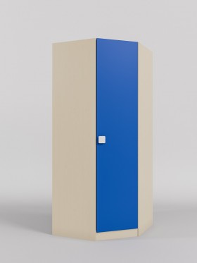 Шкаф угловой (угловая секция) Скай (Синий/корпус Клен) в Белгороде - belgorod.katalogmebeli.com | фото
