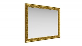 Зеркало навесное "Айрум"/(дуб кальяри / профиль: золото с орнаментом) в Белгороде - belgorod.katalogmebeli.com | фото